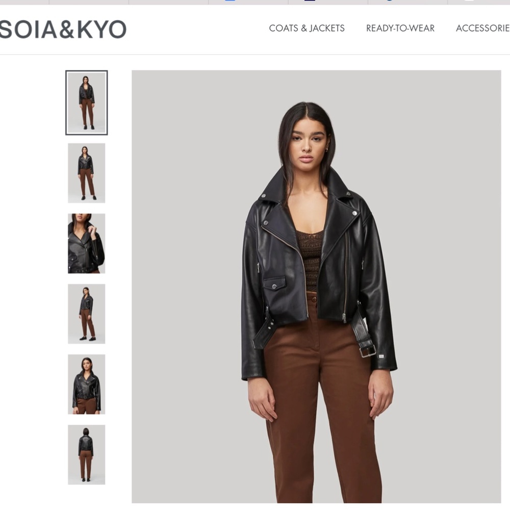 Designer Leather Moto Jacket